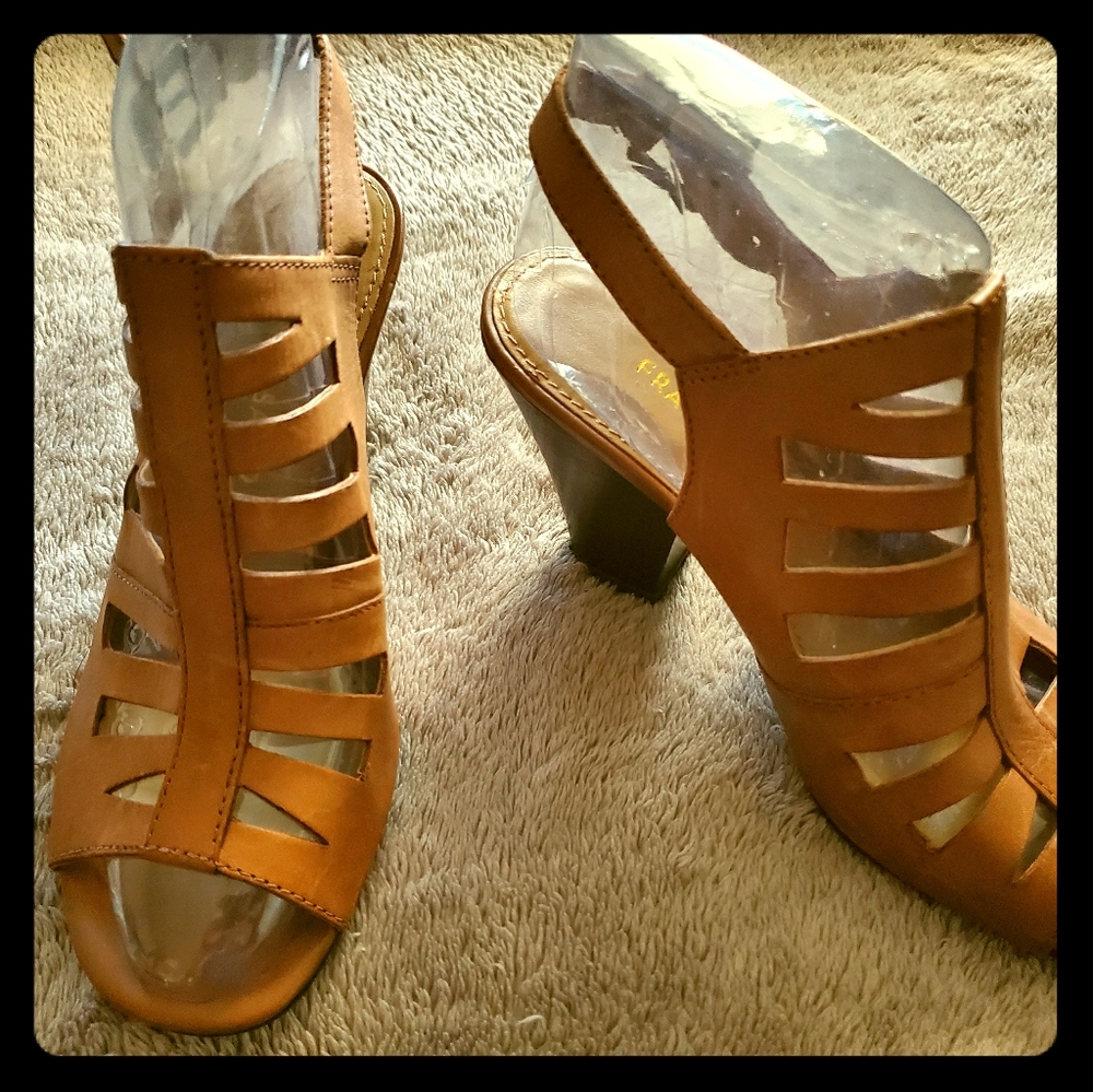 Franco Sarto leather dress sandal